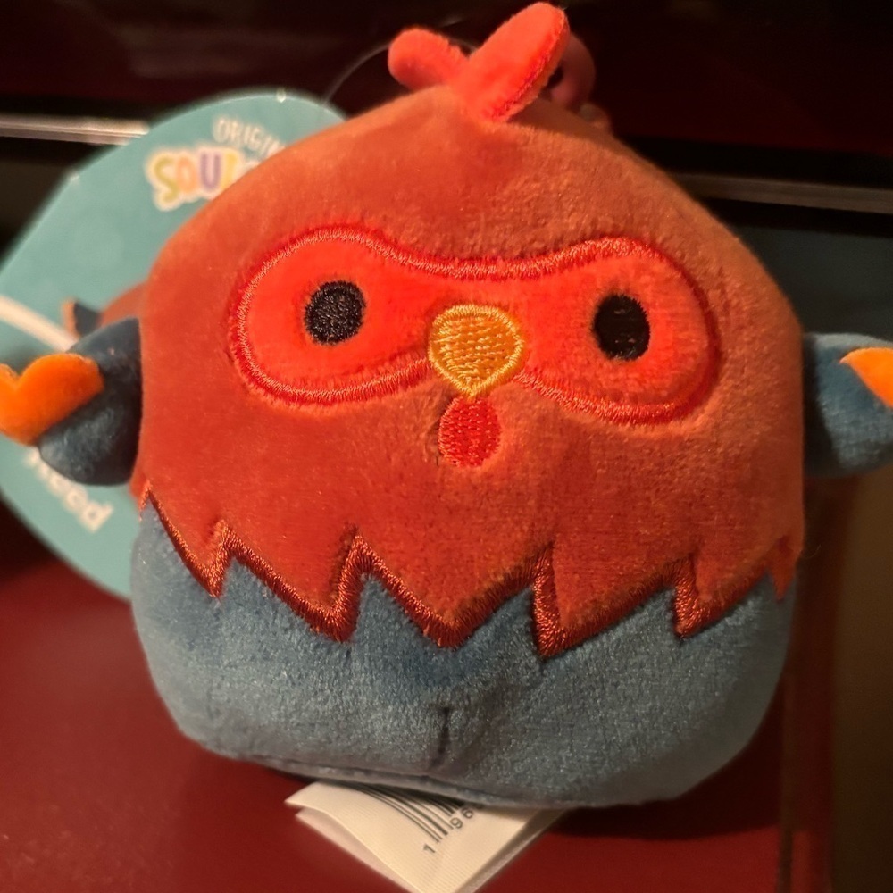 Reed 3” Rooster Original Squishmallows Clip
